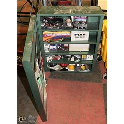 WALL HANGING TOOL CABINET WITH CONTENTS