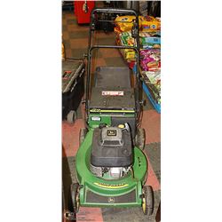 JOHN DEER JX75 GAS LAWNMOWER WITH BAG