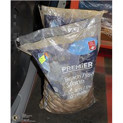 BEACH/RIVER STONE "PREMIER" BRAND 18KG BAGS (2)