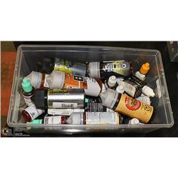 LARGE BIN OF VAPE JUICE * VARIOUS SIZES, STRENGTHS