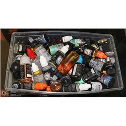 LARGE BIN OF VAPE JUICE * VARIOUS SIZES, STRENGTHS
