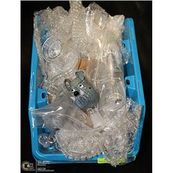 BIN OF NEW BONG PARTS & PIECES - METAL & GLASS