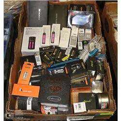 LARGE FLAT OF VAPE ACCESSORIES, PARTS & MORE