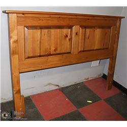 OAK HEADBOARD- MEASURES 67" L X 49" T