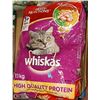 Image 1 : TWO 9.1KG BAGS OF WHISKAS MEATY SELECTIONS CAT