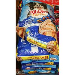 FIVE 18KG BAGS OF KIBBLES 'N BITS CHICKEN
