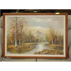 VINTAGE OIL PAINTING ARTIST SIGNED