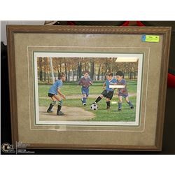 "THE DECIDING MOMENT" LTD ED SIGNED PRINT 32/650