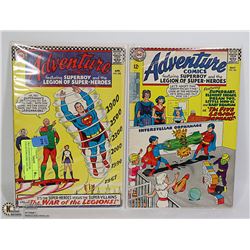 TWO 12CENTS ADVENTURE COLLECTOR COMIC #355, 356
