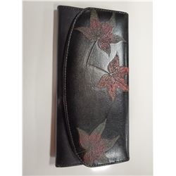 LADIES LEATHER WALLET W/CARD HOLDER