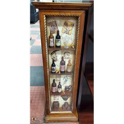WOOD ORNATE WINE RACK 36 INCHES