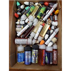LARGE FLAT OF VAPE JUICE *VARIOUS SIZES, STRENGTHS