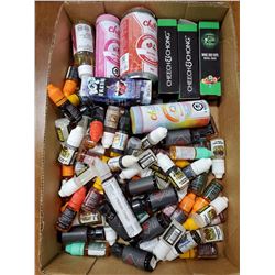 LARGE FLAT OF VAPE JUICE *VARIOUS SIZES, STRENGTHS