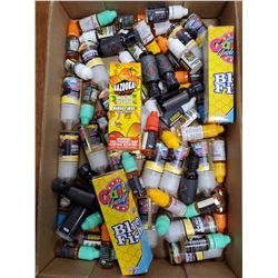 LARGE FLAT OF VAPE JUICE *VARIOUS SIZES, STRENGTHS