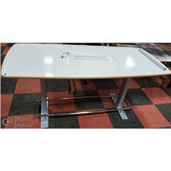 NEW ADJUSTABLE HEIGHT WHITEBOARD WORK TABLE