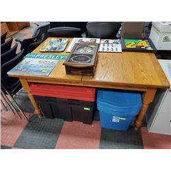 OAK KITHCEN TABLE 60 X 42 X 31