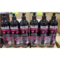 6 PACK SHAMPOO HEADS PROFESSIONAL STRAWBERRY KISS
