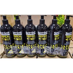 6 PACK SHAMPOO HEADS TROPICAL TWIST MOISTURISING