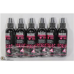 6 PACK SHAMPOO HEADS PROFESSIONAL STRAWBERRY KISS