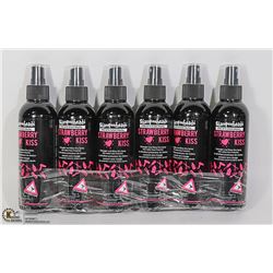 6 PACK SHAMPOO HEADS PROFESSIONAL STRAWBERRY KISS