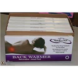 CASE OF 6 NEW REPEAT THE HEAT BACK REUSABLE HEAT /