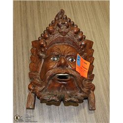 WOOD CARVED  MASK