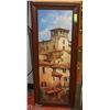 Image 1 : MEDITERRENEAN STYLE WOOD FRAME PICTURE 40 X 16