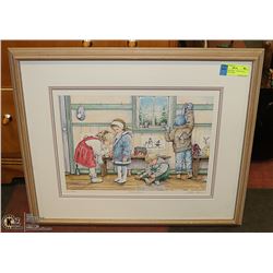 "WINTER RECESS" LTD ED 143/395 SIGNED BY LAURA