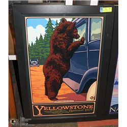 YELLOWSTONE NATIONAL PARK "DON'T FEED THE BEARS"