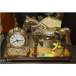 UNITED HORSE CLOCK WORKING