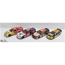 4 X 1:24 NASCAR DIE CASTS
