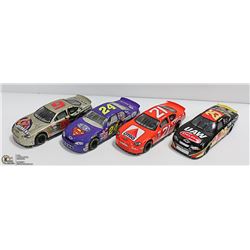 4 X 1:24 NASCAR DIE CASTS