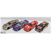 Image 1 : 4 X 1:24 NASCAR DIE CASTS