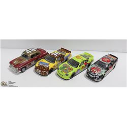 4 X 1:24 NASCAR DIE CASTS