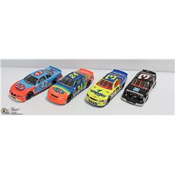 4 X 1:24 NASCAR DIE CASTS