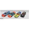 Image 1 : 4 X 1:24 NASCAR DIE CASTS
