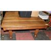Image 1 : SOLID WOOD COFFEE TABLE 42 X 42 X 20