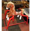 Image 1 : ROCKIN RIDER HORSE 'LUCKY' MOVES MOUTH,SINGS,