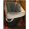 Image 1 : CANVAS LAUNDRY BAG ON STAND,REMOVABLE MESH BAG