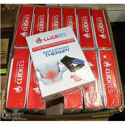 NEW CASE OF 10 CLICKIES BACK HEAT THERAPY REUSABLE