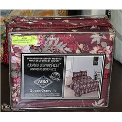 BAMBOO COMFORT PLUS 1800 SERIES QUEEN SIZED BED