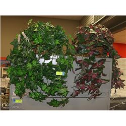 LOT OF 2 ARTIFICIAL PLANTS