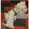 Image 1 : TWO FATHER CHRISTMAS FIGURES.