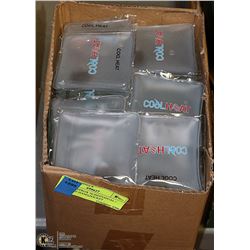 BOX OF APPROX 70 INDIVIDUAL / REUSABLE HAND,POCKET