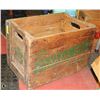 Image 1 : VINTAGE CANADA DRY WOOD CRATE WITH
