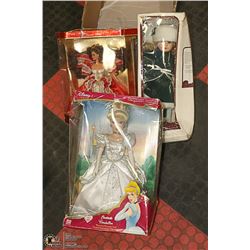LOT OF 3 COLLECTOR DOLLS