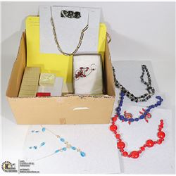 FLAT OF ESTATE COSTUME JEWELLERY