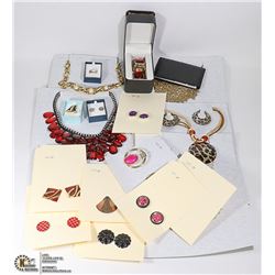 FLAT OF ESTATE COSTUME JEWELLERY