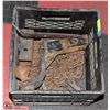 Image 1 : CRATE WITH CHAIN, HITCH, ETC