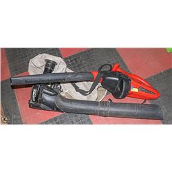 BLACK & DECKER LEAF BLOWER WITH BAG ATTACHEMENT